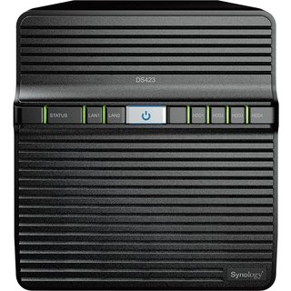 Synology DiskStation DS423+ NAS Desktop Intel® Celeron® J4125 2 GB DDR4 24 TB HDD DiskStation Manager Black
