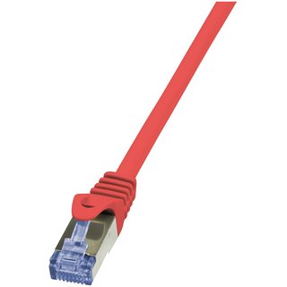LogiLink Cat6a S/FTP. 2m networking cable Red S/FTP (S-STP)
