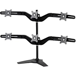 Amer Mounts AMR6S monitor mount / stand 61 cm (24") Black Desk