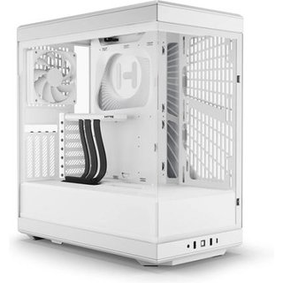 HYTE Y40 Mainstream Vertical GPU Case ATX Mid Tower Gaming Case with PCI Express 4.0 x 16 Riser Cable Included, Black/White
