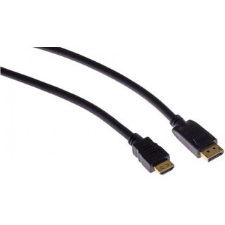 Mercodan 261313030 DisplayPort cable 3 m HDMI Black