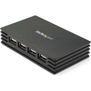 StarTech.com 4 Port Black USB 2.0 Hub - TAA