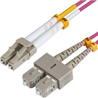 Microconnect FIB422003P InfiniBand/fibre optic cable 3 m LC SC Violet