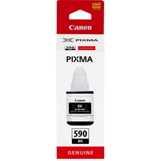 Canon GI-590 Black Ink Bottle. Brand compatibility: Canon Product colour: Black Capacity: 135 ml. Quantity per pack: 1 pc(s)