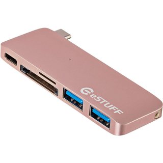 eSTUFF ES84121-ROSE laptop dock/port replicator USB 3.2 Gen 2 (3.1 Gen