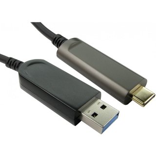 Cables Direct AOCUSB3C-921-10. Cable length: 10 m. Connector 1: USB A Connector 2: USB C USB version: USB 3.2 Gen 1 (3.1 Gen 1) Maximum data transfer rate: 10 Gbit/s Product colour: Black