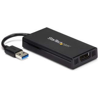StarTech.com USB 3.0 to DisplayPort Adapter - DisplayLink Certified - 4K 30Hz