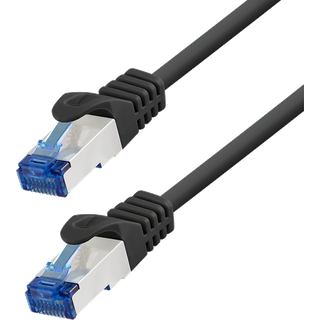 LogiLink Patch cable Cat.6A CCA S/FTP LSZH. black. 20 m. EconLine