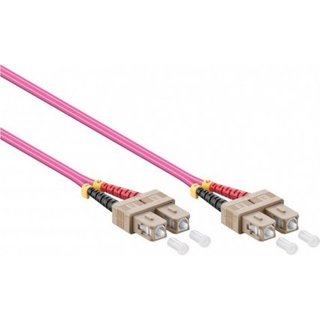 Mercodan 40400189 InfiniBand/fibre optic cable 2 m SC Violet