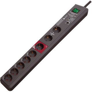 Brennenstuhl 1159490936 power extension 3 m 8 AC outlet(s) Anthracite