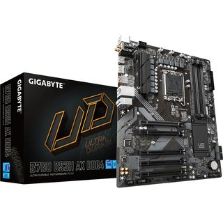 GIGABYTE B760 DS3H DDR4 Motherboard - Supports Intel Core 14th CPUs 18+2+1 Phases Digital VRM up to 5333MHz DDR4 (OC) 2xPCIe 4.0 M.2 GbE LAN USB 3.2 Gen 2 Intel LGA 1700 Intel Celeron Intel Core i3 Intel Core i5 Intel Core i7 Inte