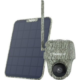 Reolink Go Series 4K PT Battery 4G LTE Outdoor Wildlife Camera with Solar Panel, Green