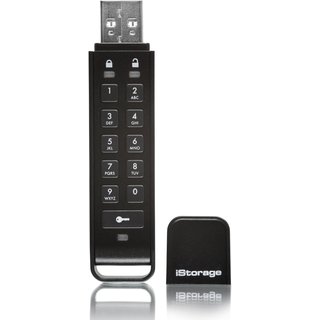 iStorage datAshur Personal 64 GB | Secure Flash Drive | AES-XTS 256-bit Hardware Encryption | OS & Platform Independent | Type A 64 GB USB Type-A 3.2 Gen 1 (3.1 Gen 1) 170 MB/s Sleeve Black