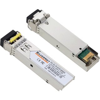 SilverNet SFP0-01-25-X155-80XD network transceiver module Fiber optic