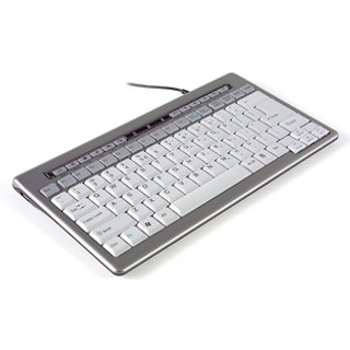 Hypertec KEYBSAT1HY keyboard USB QWERTY English Grey. White