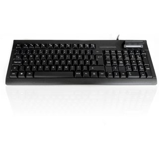 Accuratus 108S keyboard Universal USB QWERTY UK English Black