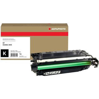 AgfaPhoto Compatible Toner Cartridge. Black. Replacement for HP CE250X