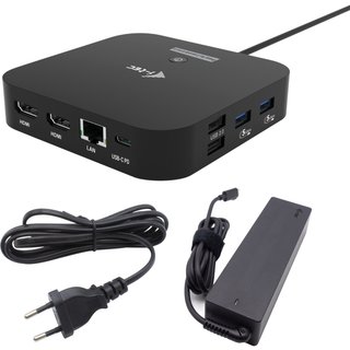 i-tec USB-C Dual HDMI Docking Station with Power Delivery 100 W + Univ