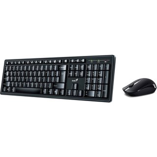 Genius KM-8200 keyboard Mouse included Home/Office USB English Black, Grey