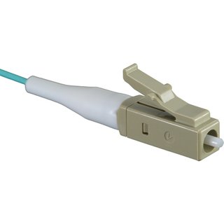 Cablenet 1m OM4 50/125 LC Pigtail Aqua Fibre Pigtail 900um