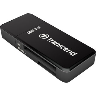 Transcend TS-RDF5K USB 3.0 Support SDHC (UHS-I), SDXC (UHS-I), microSD, microSDHC (UHS-I), and microSDXC (UHS-I) Flash Card Reader