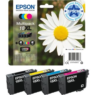 Epson C13T18024012/18 Ink cartridge cyan. 180 pages 3ml for Epson XP 3