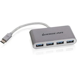 iogear HUB-C USB 3.2 Gen 2 (3.1 Gen 2) Type-C 5000 Mbit/s Silver