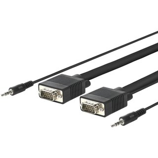 Microconnect MONGG3BMJ VGA cable 3 m VGA (D-Sub) Black