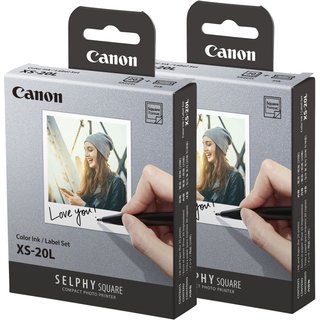 Canon SELPHY SQUARE QX10 Portable Colour Photo Wireless Printer. White