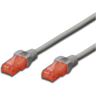 FDL 0.25M CAT.6 UTP LSZH PATCH CABLE - GREY