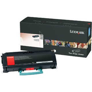 Lexmark E360H80G. Black toner page yield: 9000 pages Printing colours: Black Quantity per pack: 1 pc(s)