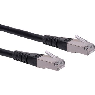 ROLINE S/FTP Patch Cord Cat.6. black 0.3 m
