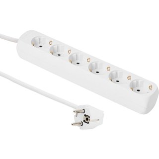 Microconnect GRU0065WA power extension 5 m 6 AC outlet(s) White