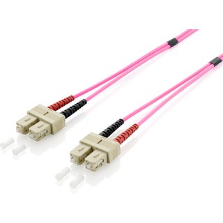 Equip SC/SC Fiber Optic Patch Cable. OM4. 3m