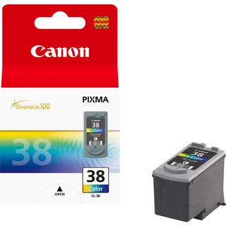 Canon CL-38 C/M/Y Colour Ink Cartridge. Colour ink type: Pigment-based ink Printing colours: Cyan Magenta Yellow Quantity per pack: 1 pc(s)