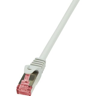 LogiLink 10m Cat.6 S/FTP networking cable Grey Cat6 S/FTP (S-STP)