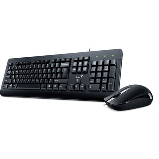 Genius Computer Technology KM-160 keyboard Mouse included Universal USB Black