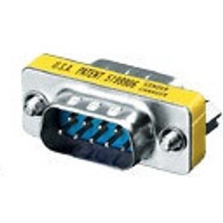 Equip Serial RS232 DB9 Gender Changer Coupler Male to Male
