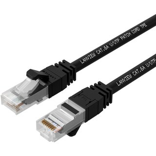 Lanview LV-SFTP6A0025B networking cable Black 0.25 m Cat6a S/FTP (S-ST