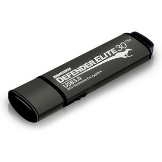 iStorage Kanguru Defender Elite30™ USB 3.0 64GB| Secure Flash Drive | FIPS 197 Certified, 256-bit AES hardware encryption (XTS Mode) | TAA Compliant|
