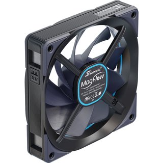 Seasonic MagFlow 1-Fan Kit Computer case 12 cm Black 1 pc(s)