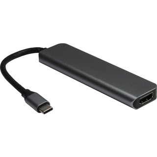 Inter-Tech H-469-1 USB 3.2 Gen 1 (3.1 Gen 1) Type-C 5000 Mbit/s Black