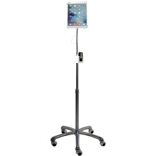 CTA Digital Digital Heavy-Duty Security Gooseneck Floor Stand-iPad/Tab (PAD-SHFS) CTAPADSHFS