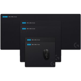 Logitech G G240 Cloth Gaming Mousepad. Width: 340 mm Depth: 280 mm. Product colour: Black Surface coloration: Monochromatic Material: Rubber Non-slip base Gaming mouse pad