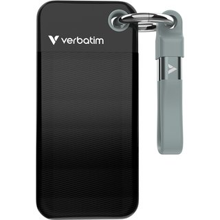 Verbatim Pocket SSD USB 3.2 Gen 2 512GB Black/Grey