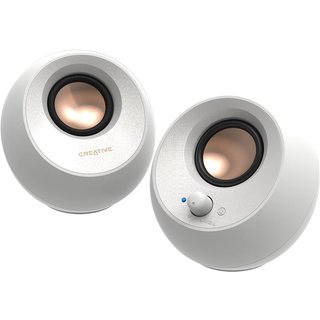 Creative Labs Pebble V3 White Wired & Wireless 10 W
