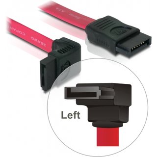 DeLOCK - 0.5m SATA cable Red