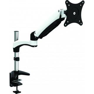 Amer Mounts HYDRA1 monitor mount / stand 71.1 cm (28") Desk Black, Chrome, White