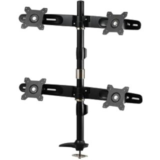 Amer Mounts AMR4P Bolt-through 8 kg 38.1 cm (15") 61 cm (24") 100 x 100 mm Black