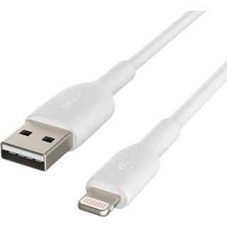 Belkin CAA001BT2MWH. Cable length: 2 m Connector 1: Lightning Connector 2: USB A
